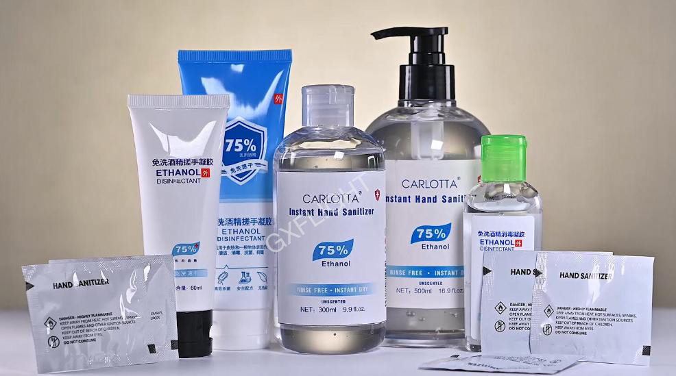 GXFLIGHT's Alcohol-based Hand Sanitizer Kills over 99.9% of Germs & Bacteria GXFLIGHT's Alcohol-based Hand Sanitizer Kills over 99.9% of Germs & Bacteria